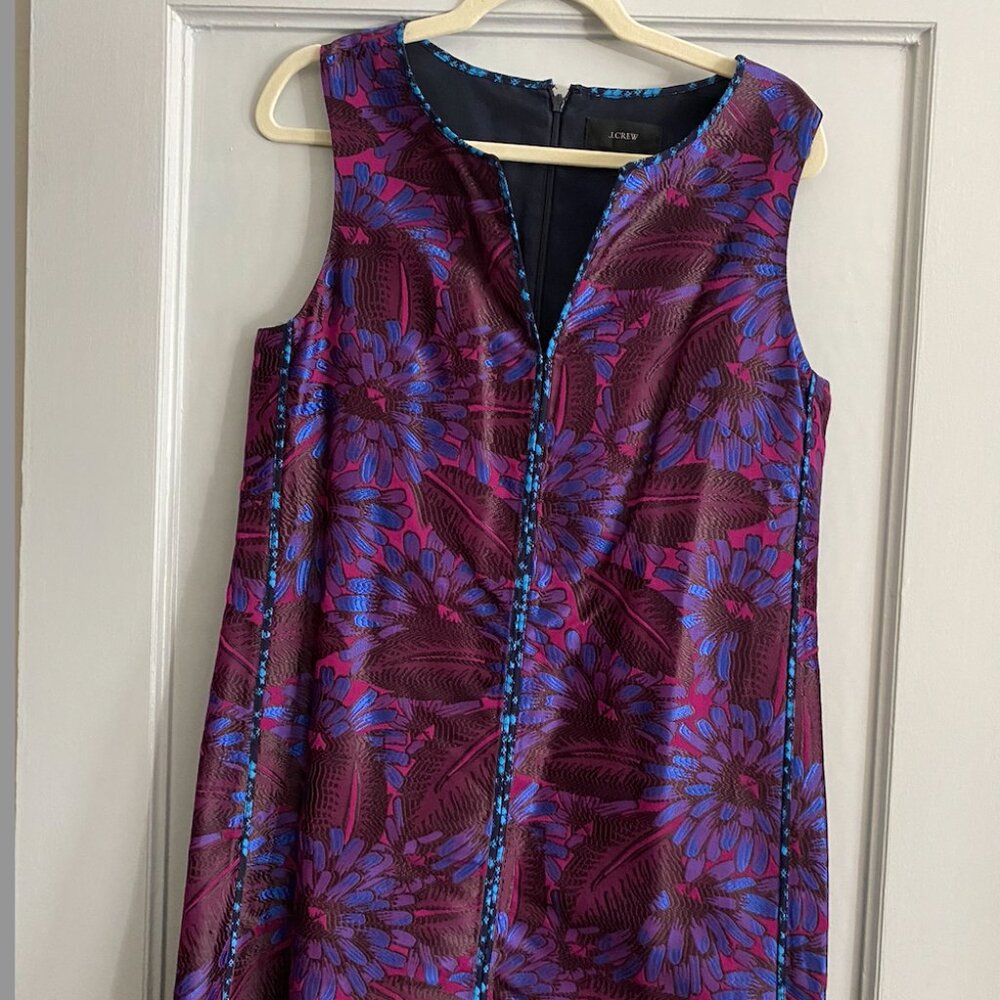 JCrew Jacquard Sleeveless Dress